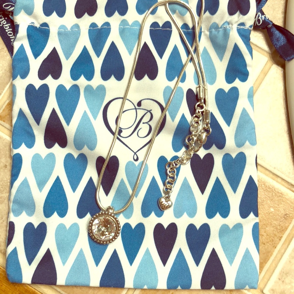 Brighton Silver Rhinestone Necklace